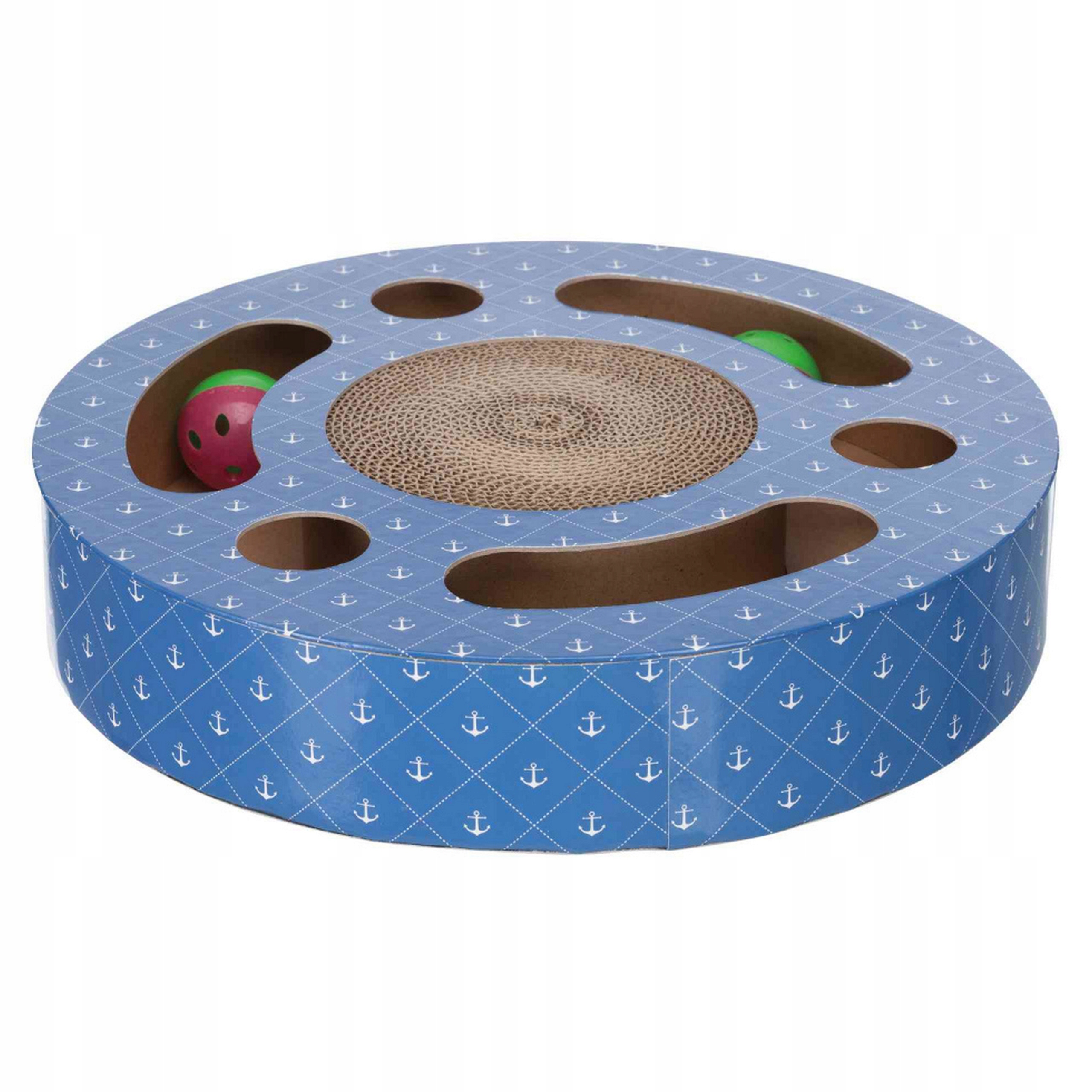 

Trixie Drapak kartonowy kota z piłkami owalny 33cm