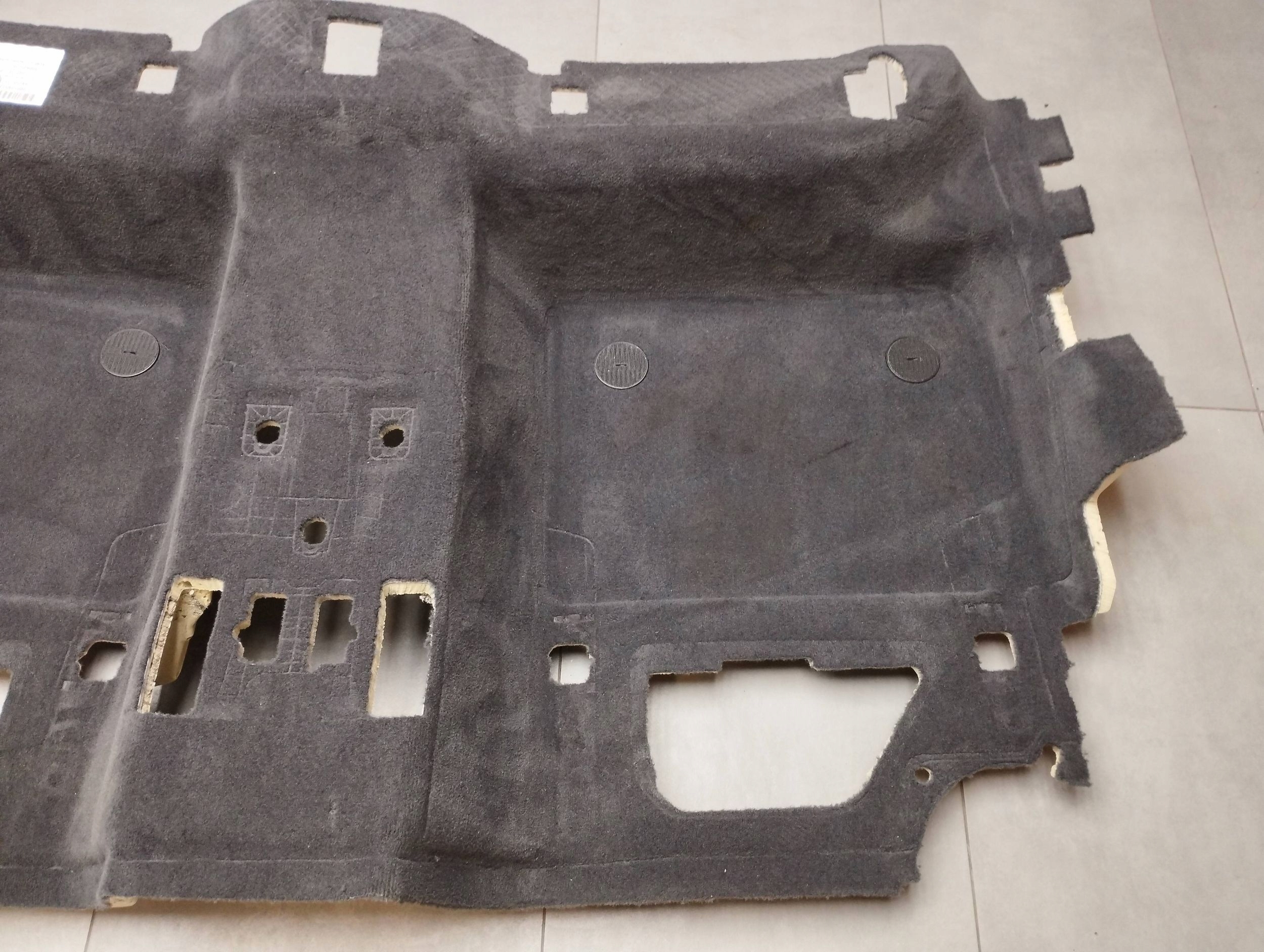 BMW 7 G11 mats carpet rear part 7392110