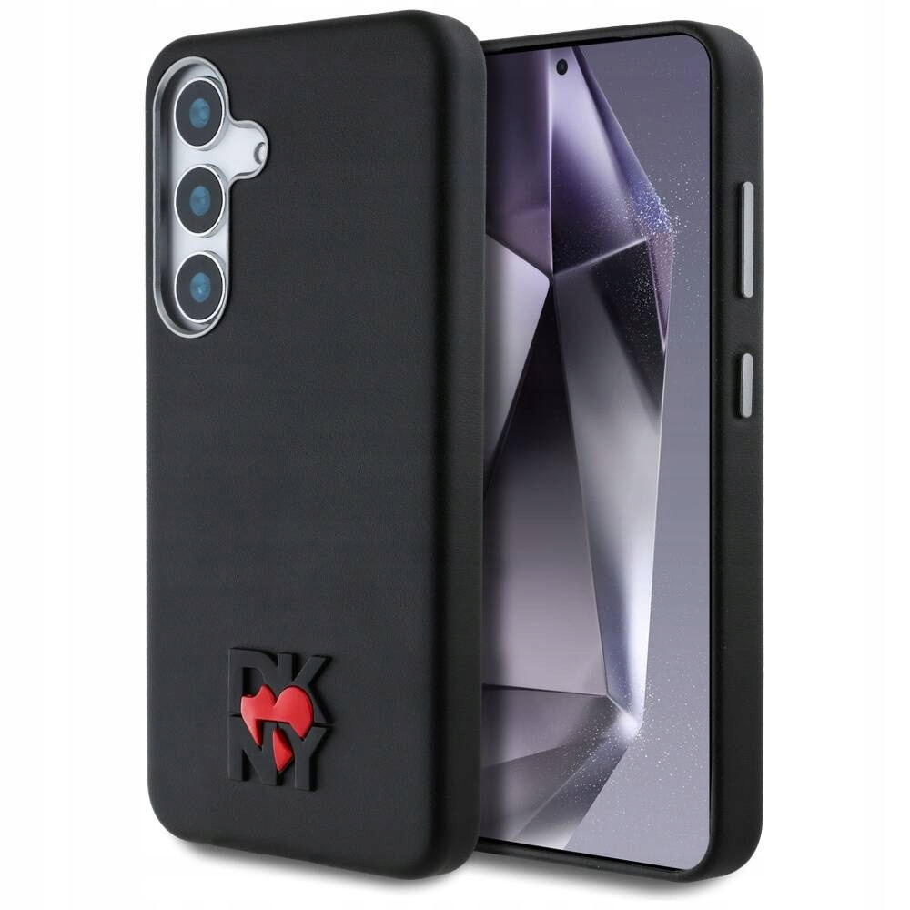 Kožený Pouzdro Dkny Heart of Ny pro Samsung S25, černý