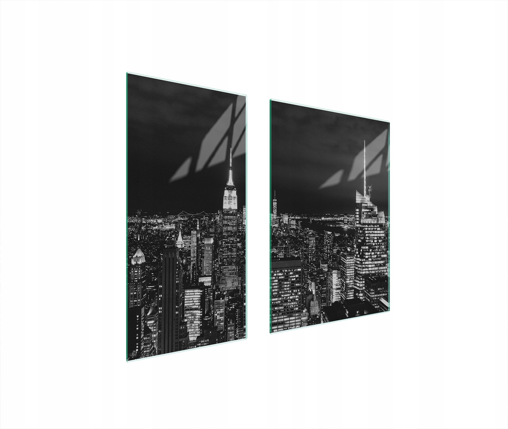 Skleněná Ochranná Deska 75x52 Město Tvrzené Sklo