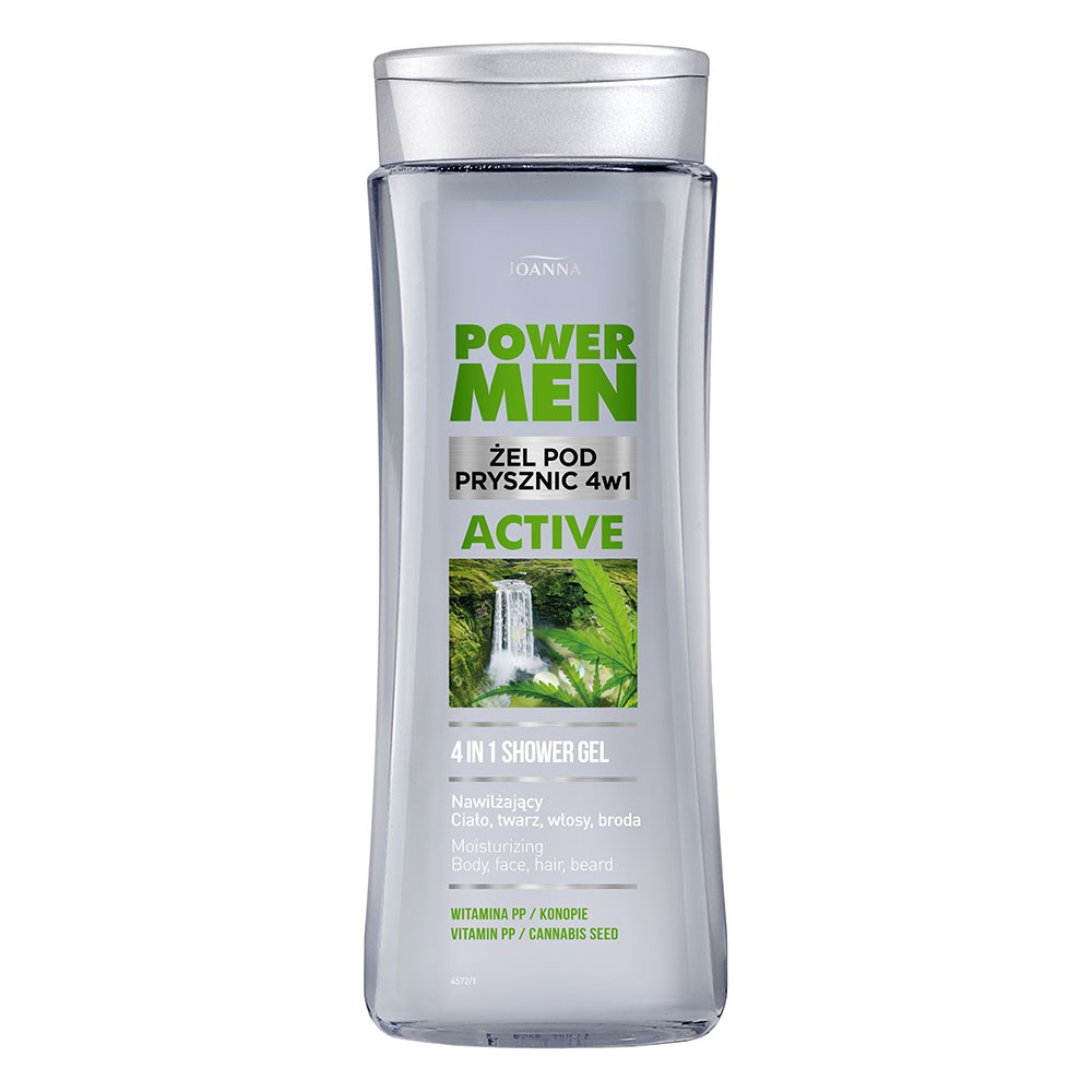 

Joanna Power Men żel pod prysznic 4w1 Active