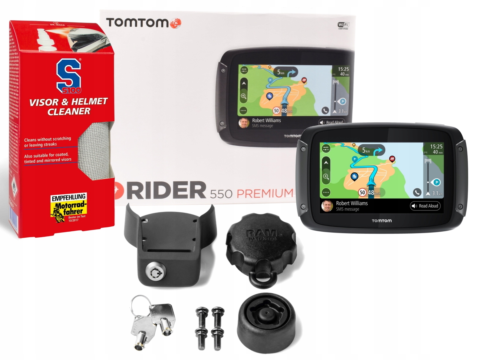 TomTom Rider550 Premium Pack nawigacja motocyklowa