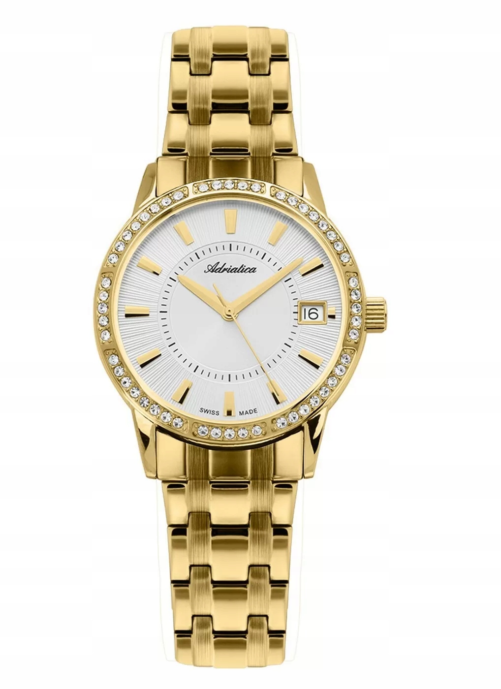 Dámské hodinky Adriatica na náramku A3602.1113QZ Swarovski Hodinky