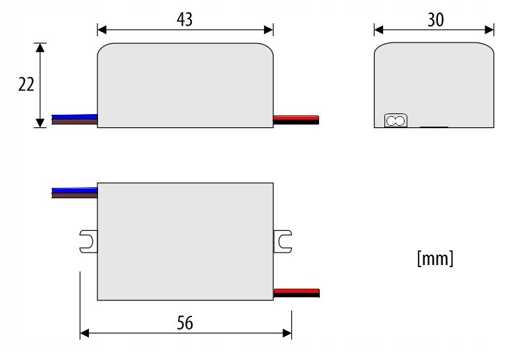 MINI ZASILACZ NAPIĘCIOWY LED 6W IP67 Kod producenta mini zasilacz LED 6W