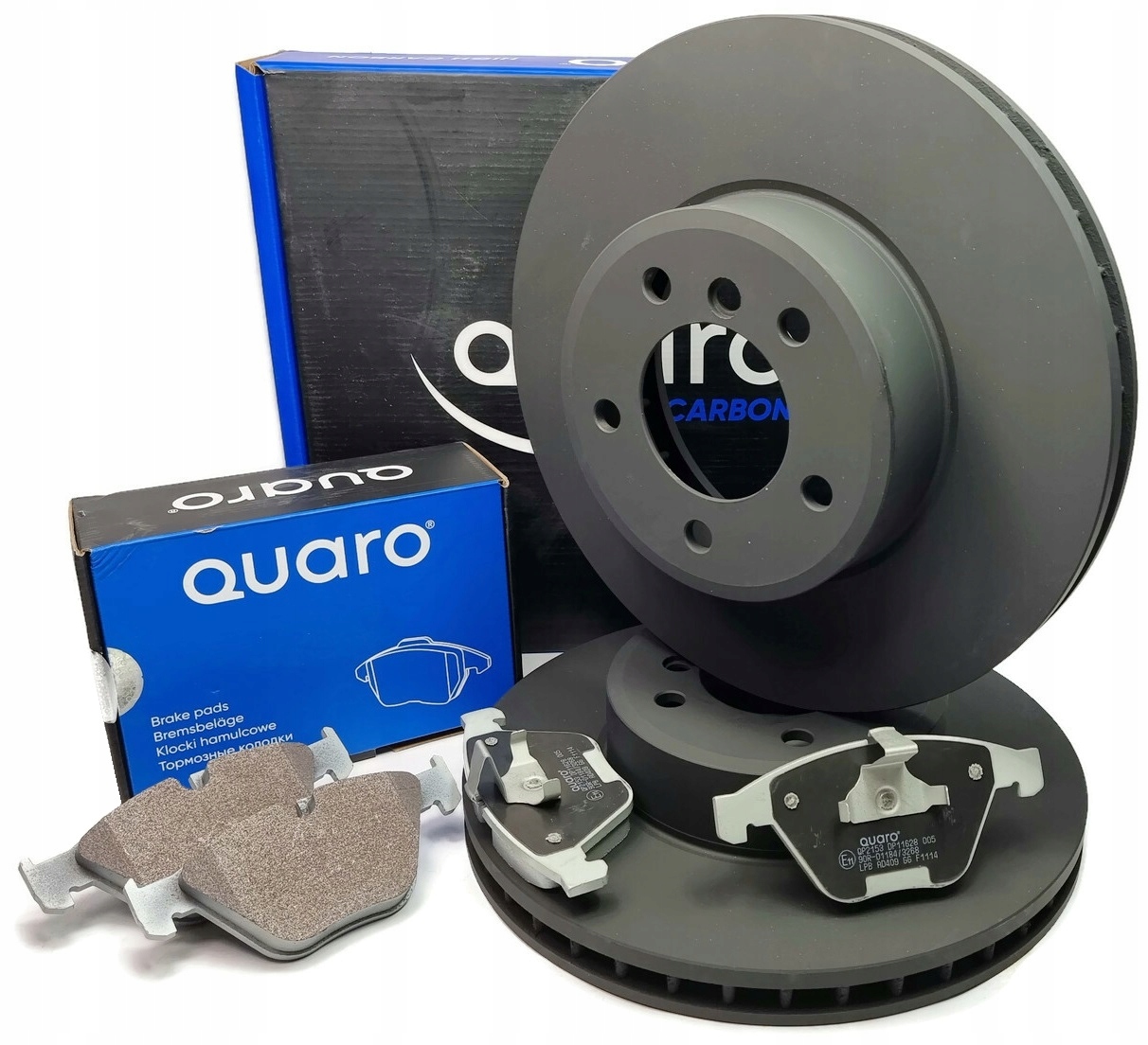

Tarcze Klocki Bmw 5 E60 E61 Quaro Carbon 324MM