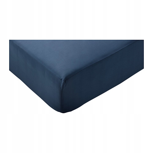 

Ikea Ullvide Prześcieradło z gumką,granat 160x200