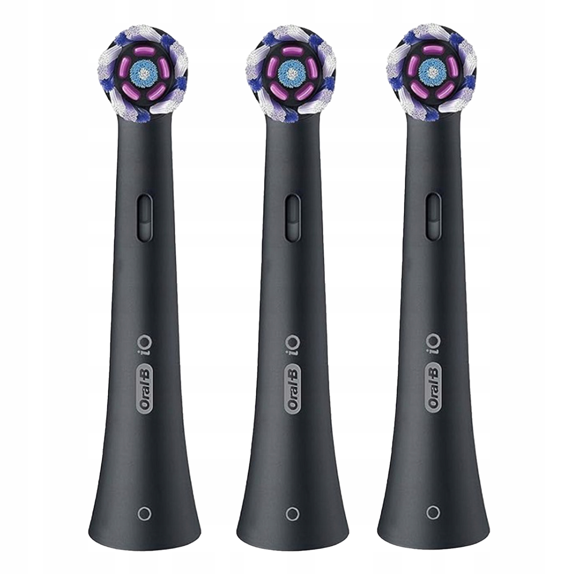 3x Końcówka do szczoteczki elektrycznej Oral-B iO Radiant White Czarne