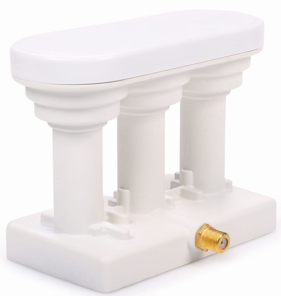 Konwerter Monoblock TRIPLE SINGLE Opticum LNB Astra HotBird 3 Stopnie