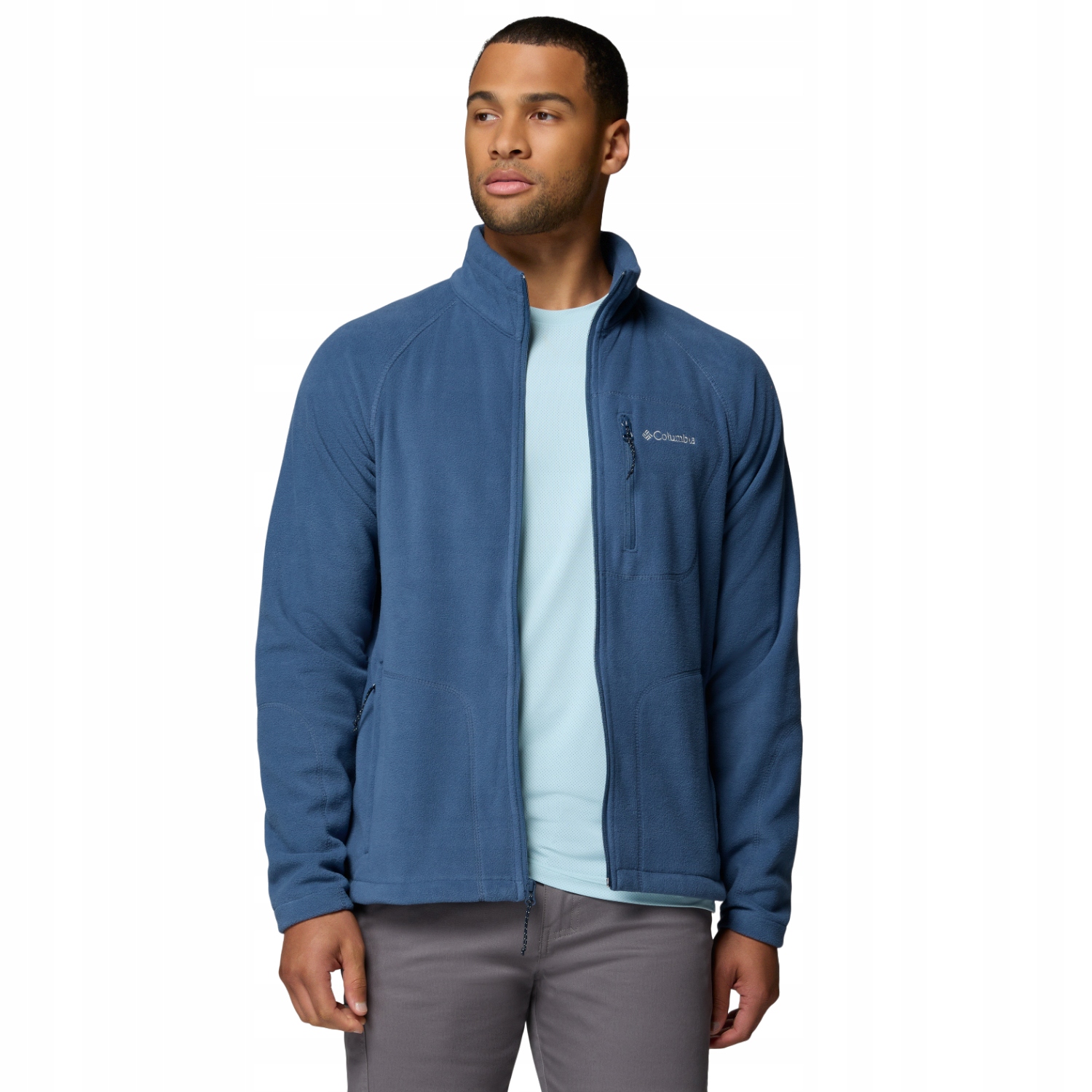 Columbia Fast Trek II Full Zip Fleece [s] Polar Pánský Polyester Tmavě modrý