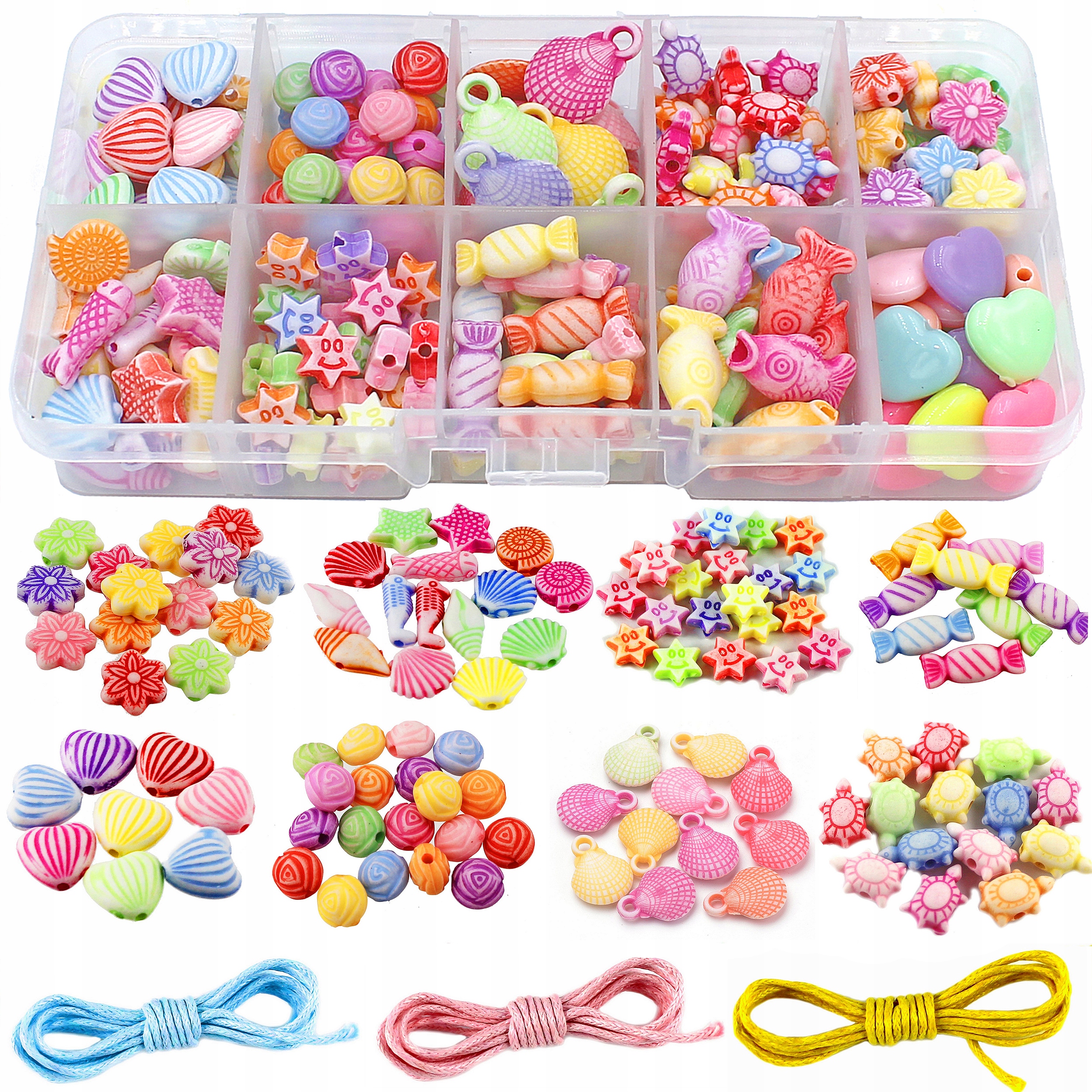 

Zestaw Koralików Do Robienia Biżuterii