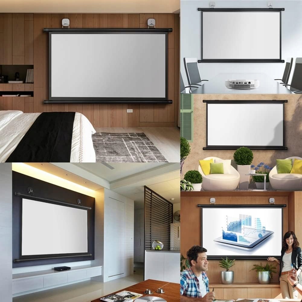 Zewn?trzny wysuwany ekran projektora, 60-calowy Model typm194