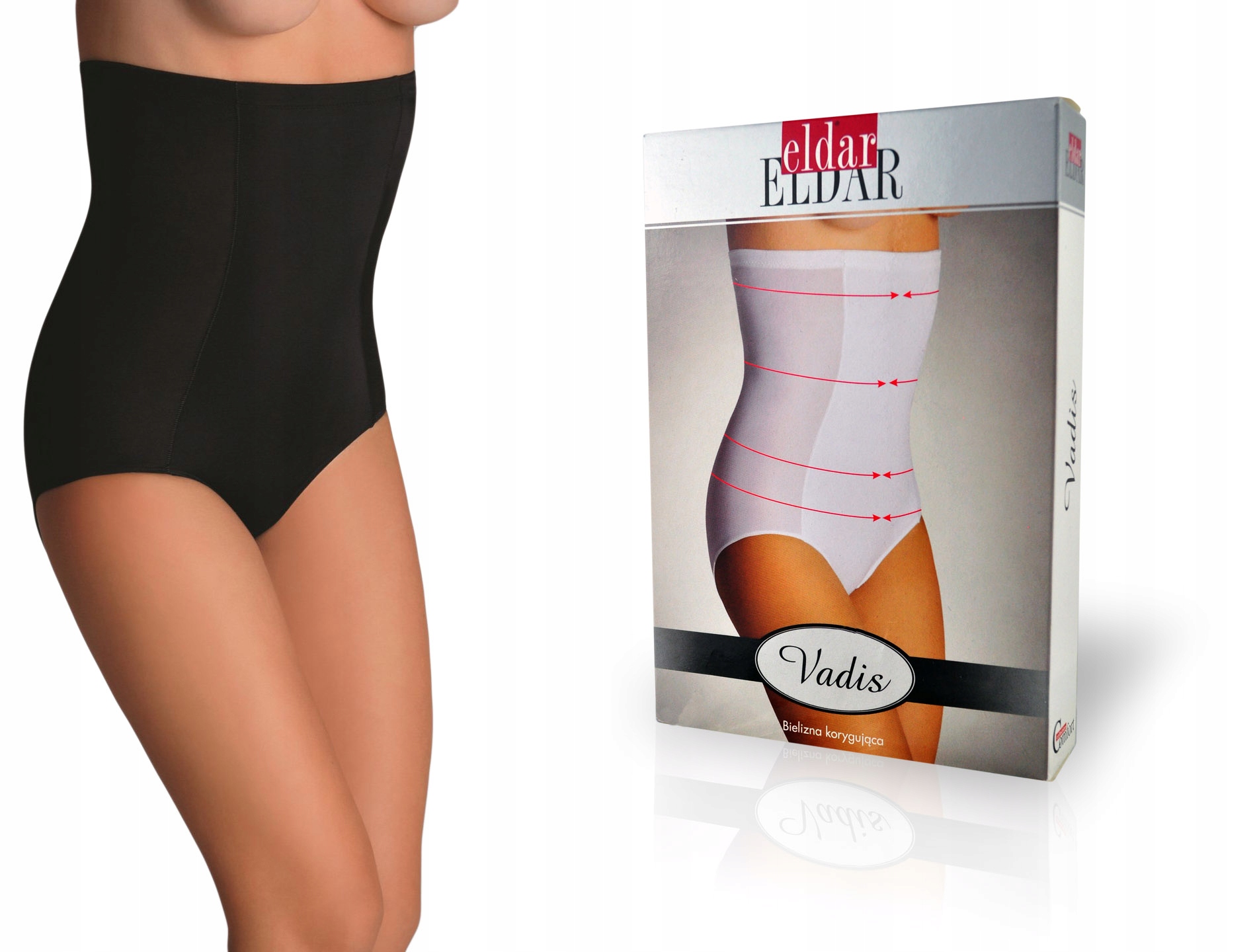 

Majtki Eldar Vadis, figi korygujące, Czarne, L