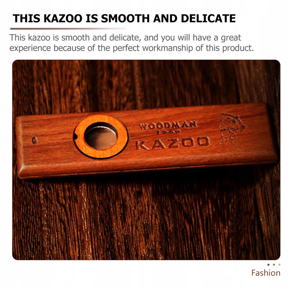 Harmonijki ustne dla dorosłych Kazoo Wood Metal Marka bez marki