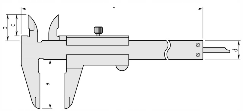 SUWMIARKA ANALOGOWA 150 MM 0,05 MITUTOYO MONOLIT Dokładność pomiaru 0.05 +/- mm
