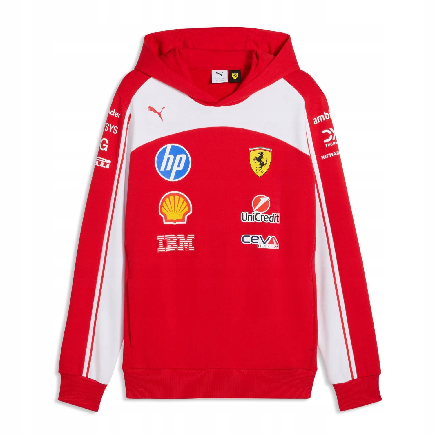 Pánská mikina s kapucí Team Ferrari F1 2026 (XL)