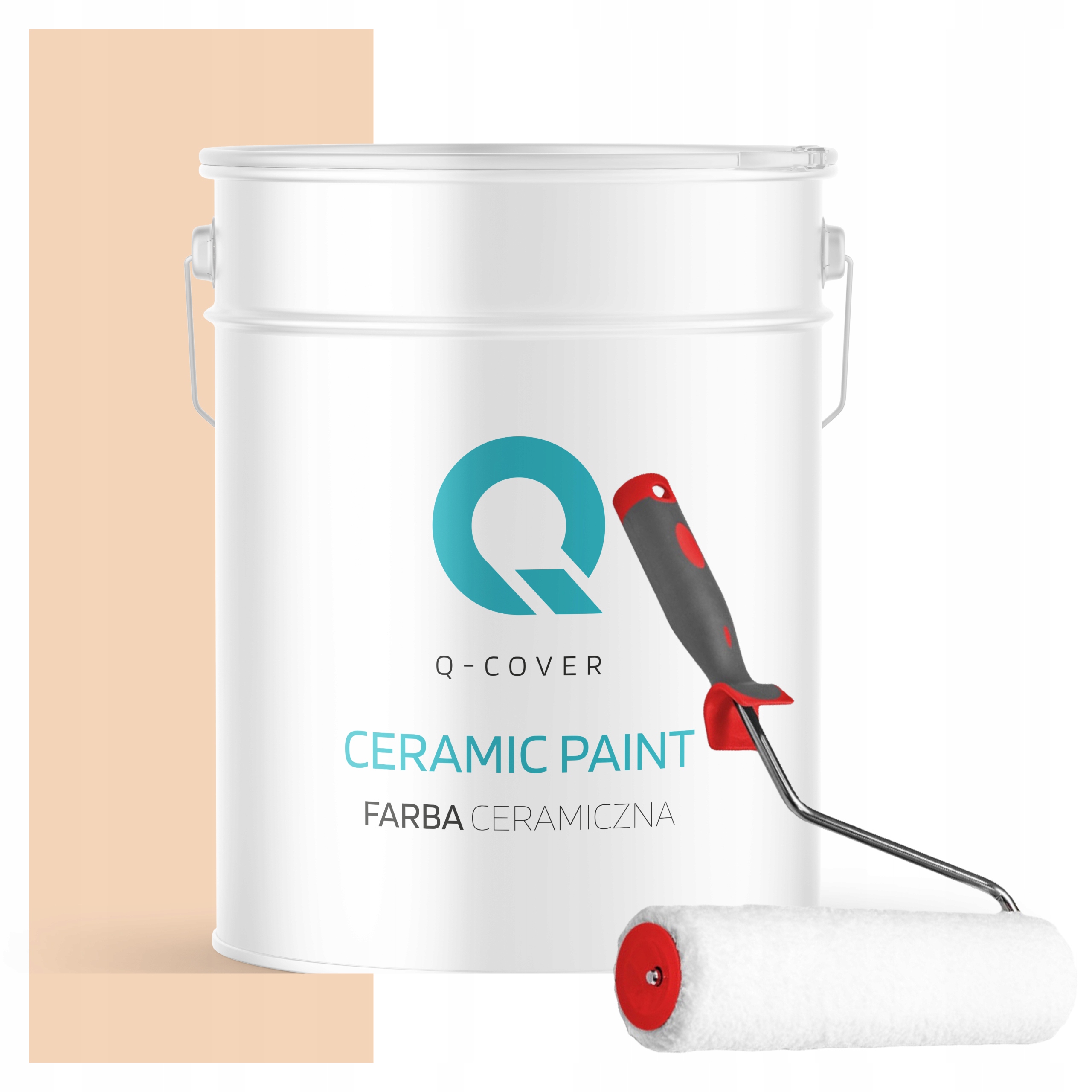 Keramická Farba Na Stenu Svetlo Broskyňová H6170 10L Matná Valček