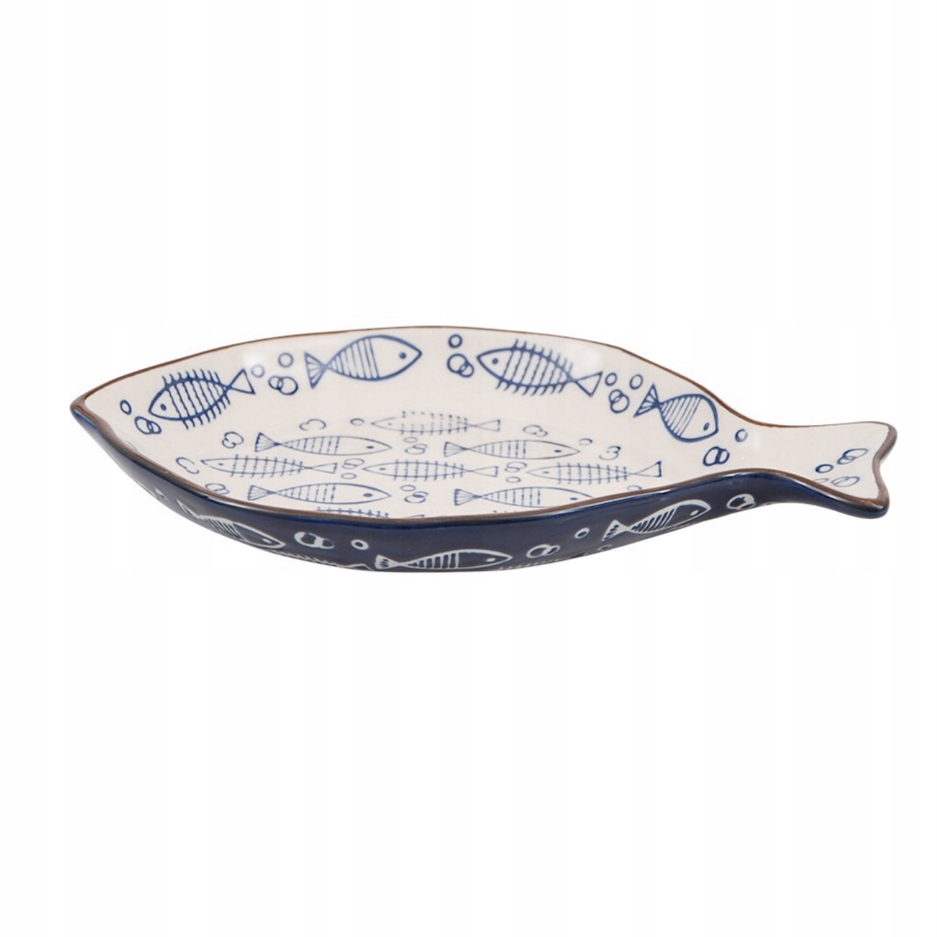 

Patera Ceramiczna Ryba 23x16x3cm Niebieska Talerz