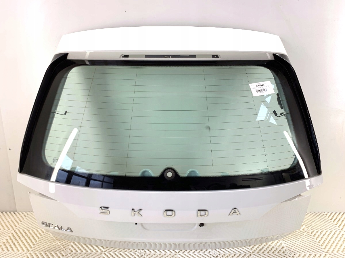 KLAPA TYŁ SKODA SCALA Hatchback BIAŁY TYLNA, BAGAŻNIKA