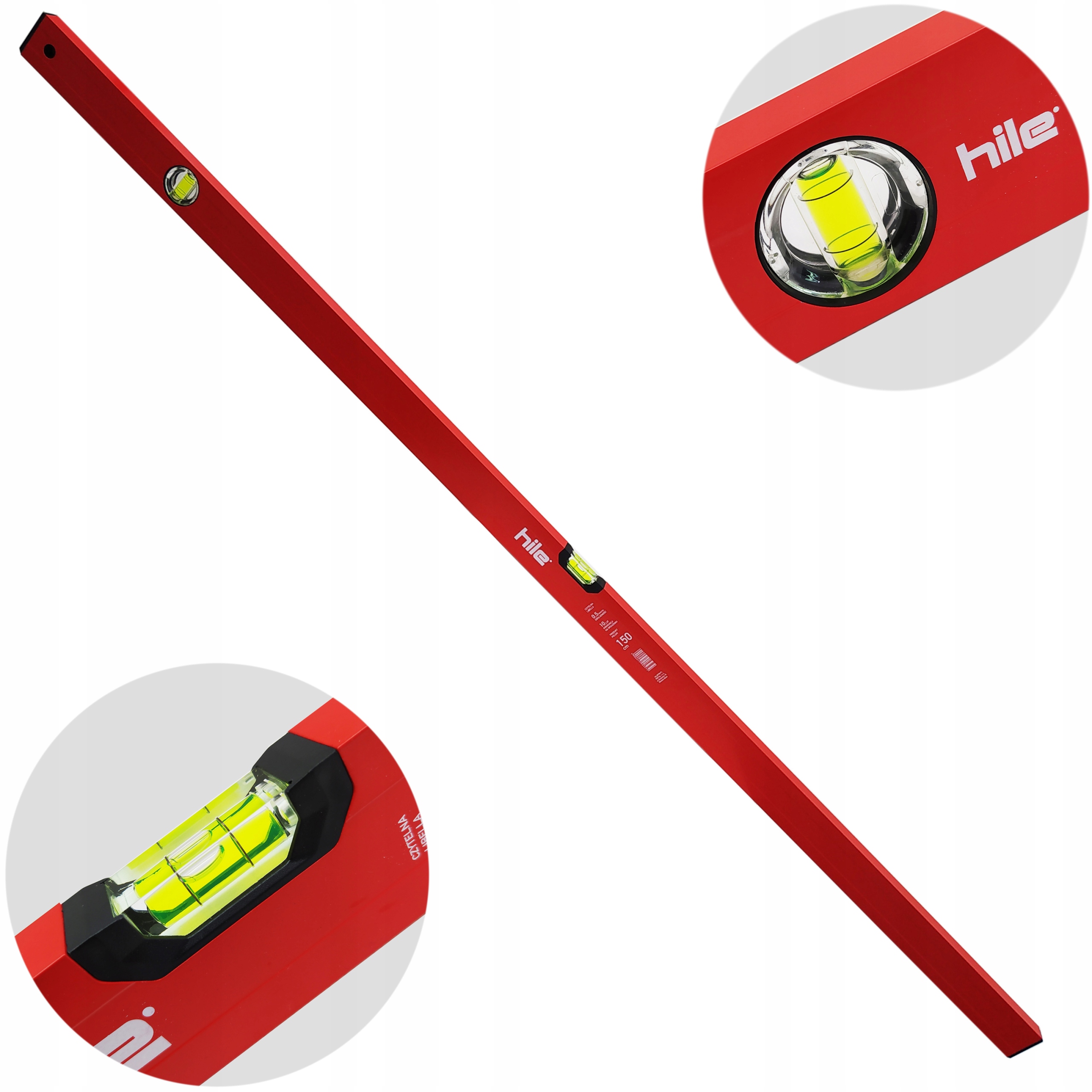 

Poziomica Aluminiowa Polska Pro Hile 150cm