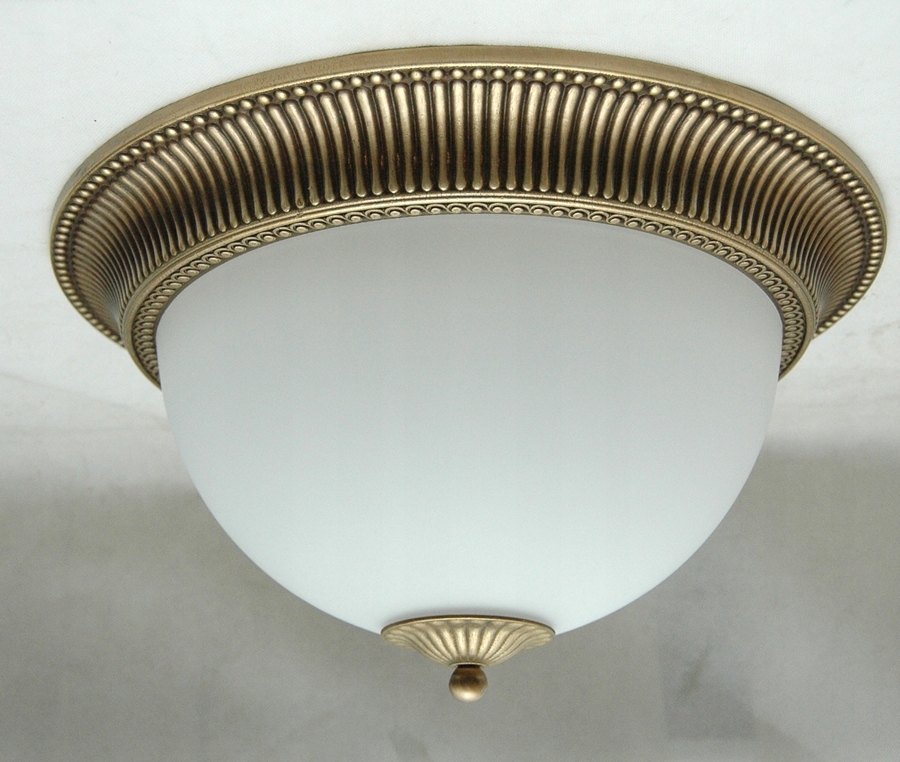 Stropné Svietidlo, mosadzná stropná lampa, stropná lampa