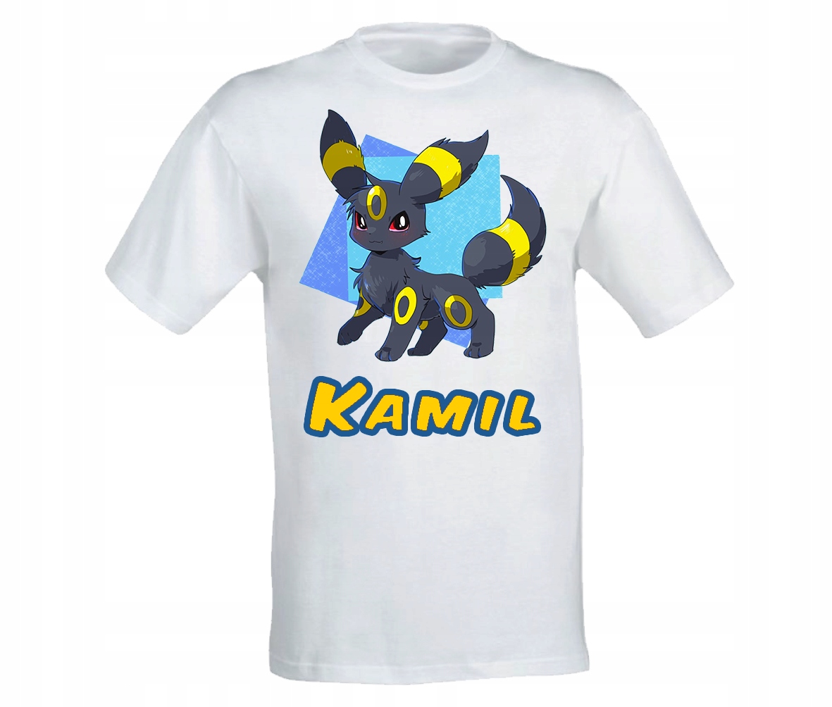 

Koszulka T-shirt Pokemon Umbreon Nadruk Imię 128