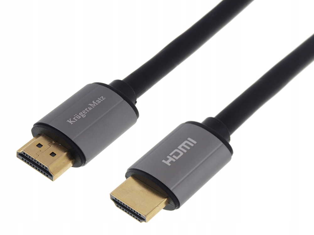 Kabel przewód HDMI-HDMI v2.0 1,8m Kruger Matz Basic 4K Kod producenta KM1204