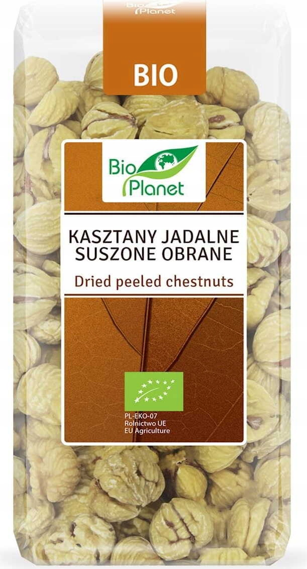 Levně Sušené Jedlé Kaštany Oloupané Bio 400 g Bio Planet