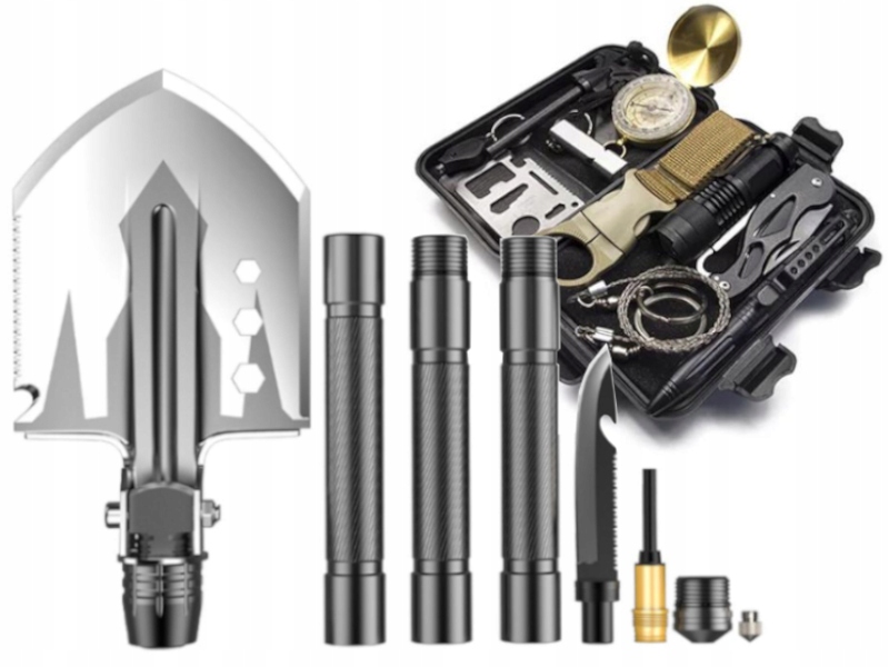 Skládací multifunkční saperka 29v1 Nezbytnost