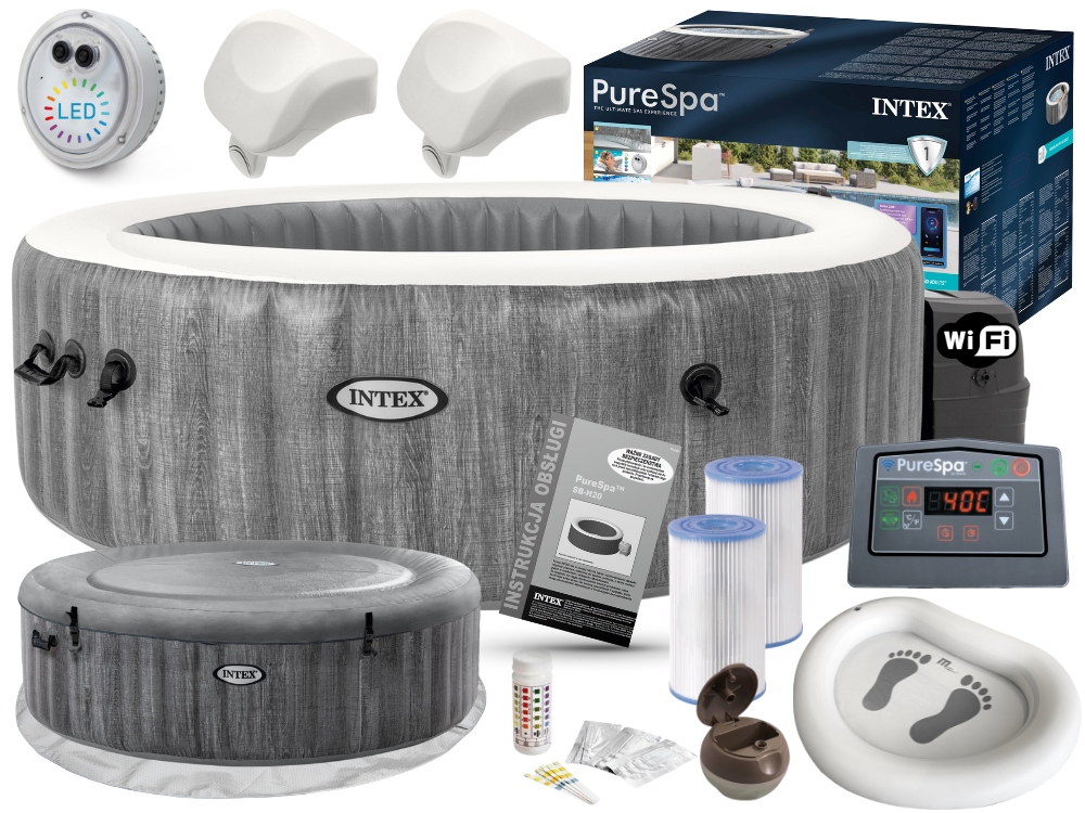 Dmuchane Spa Hydromasaż PureSpa Intex 28442 6 osób osobowe MODEL 2026