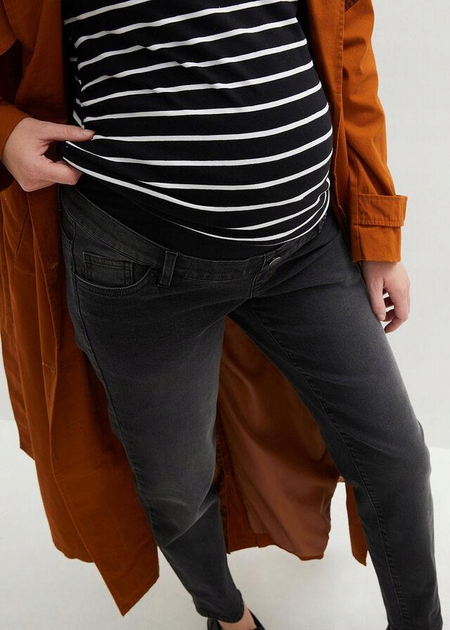 42 Bpc Bonprix Collection _DYI SPODNIE JEANSOWE Z WSTAWKĄ CIĄŻOWĄ Rozmiar 42