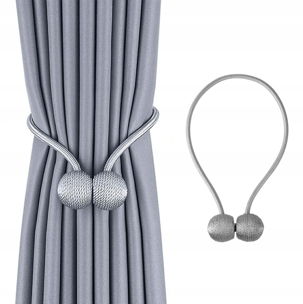 

Spinka Magnes Klamra Upięcie Firan Zasłon Sznurek