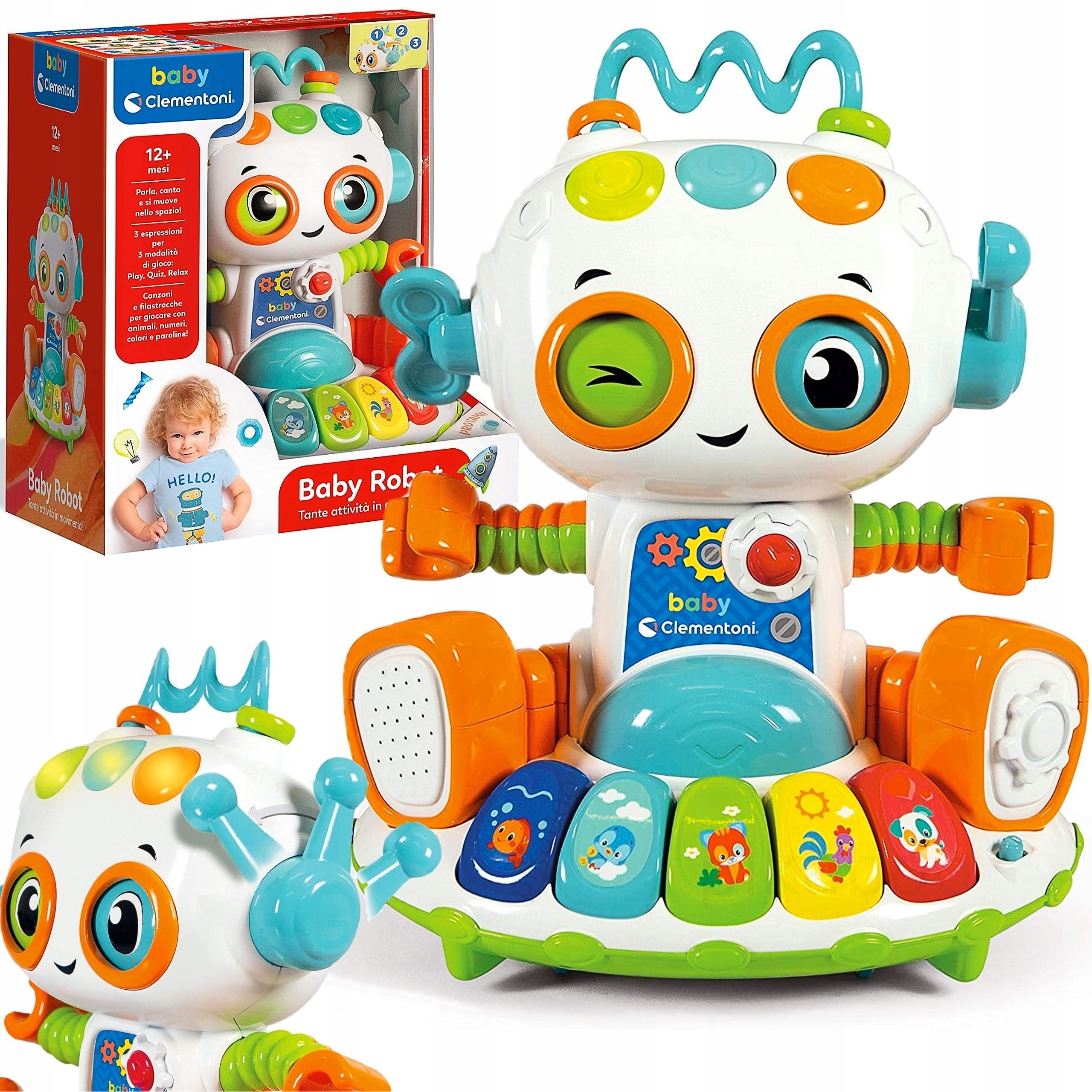 Robot Clementoni Bobo Robot Rodzaj do programowania i kodowania