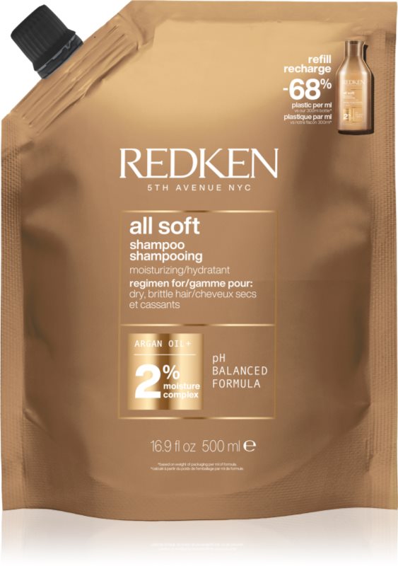 Redken All Soft Šampon Pro Suché A Lámavé Vlasy 500 ML