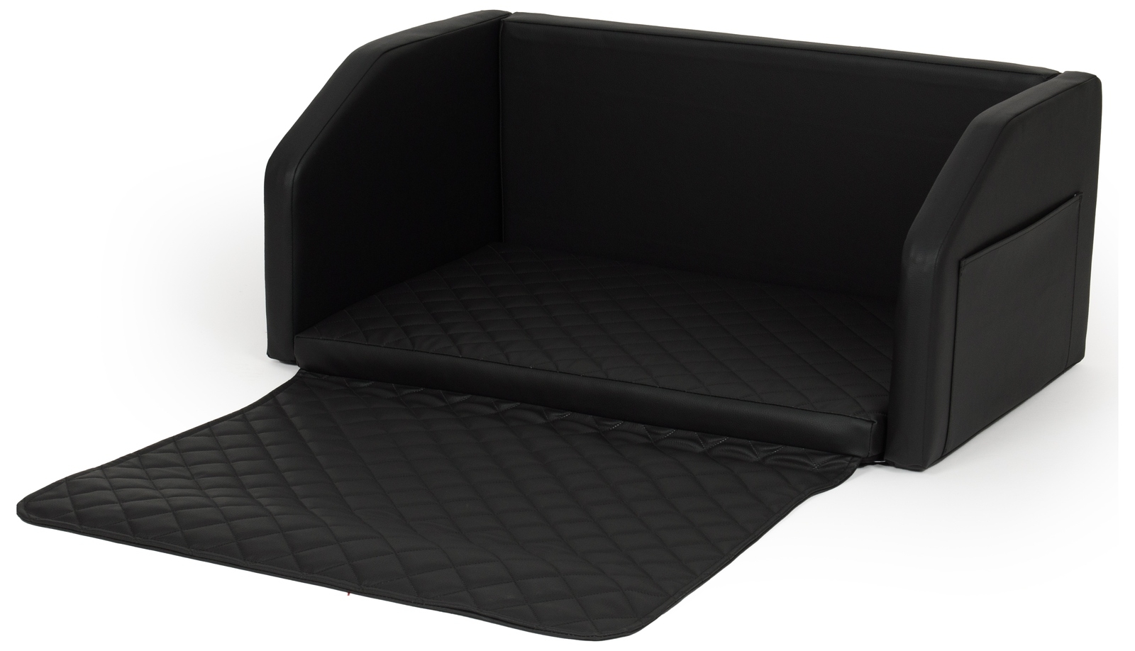 Levně Přepravka pro psa Matrace 90x55 cm Černá