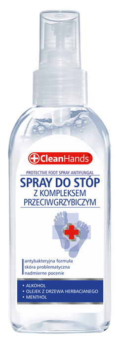 

Antybakteryjny Spray do Stóp Grzybica CleanHands