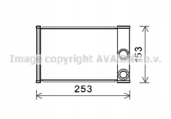 AVA Quality cooling OLA6680 теплообменник тепла, отопление внутренний