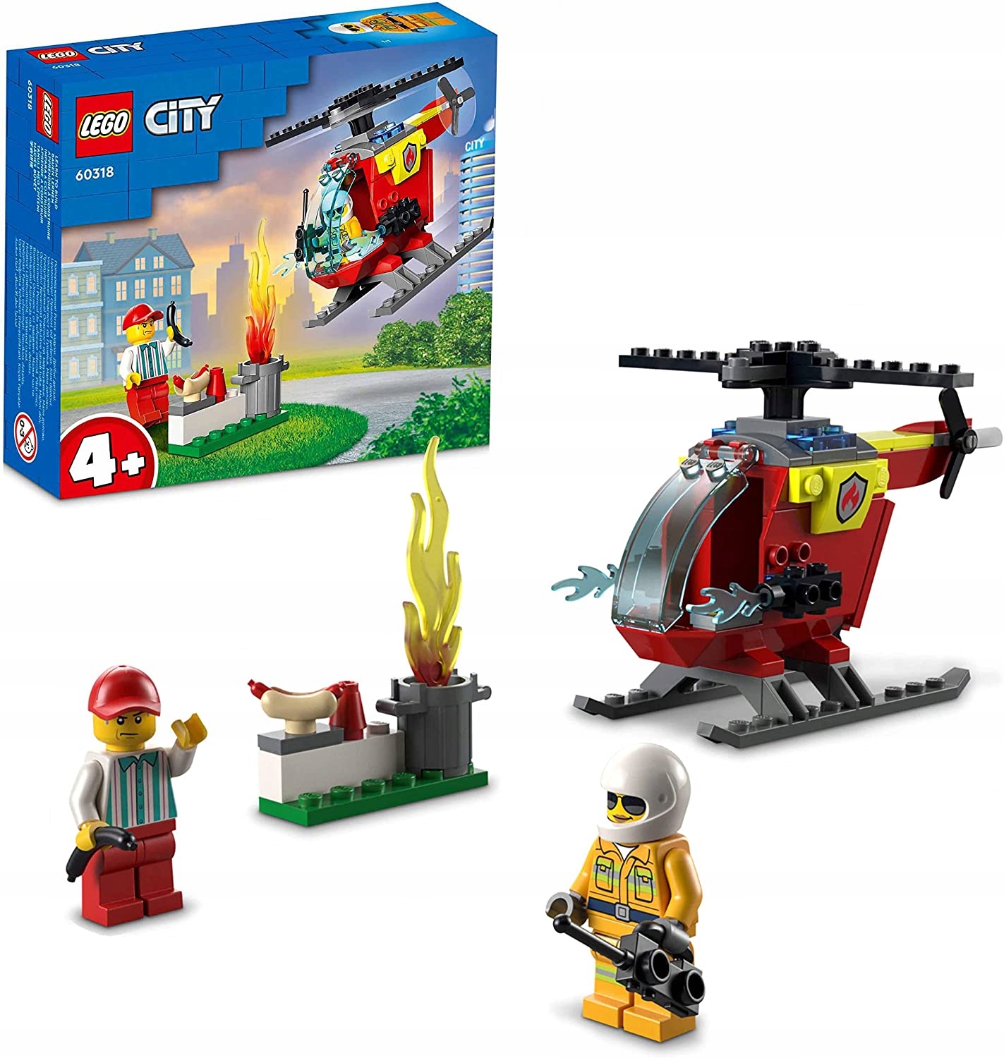 LEGO CITY 60318 Helikopter strażacki