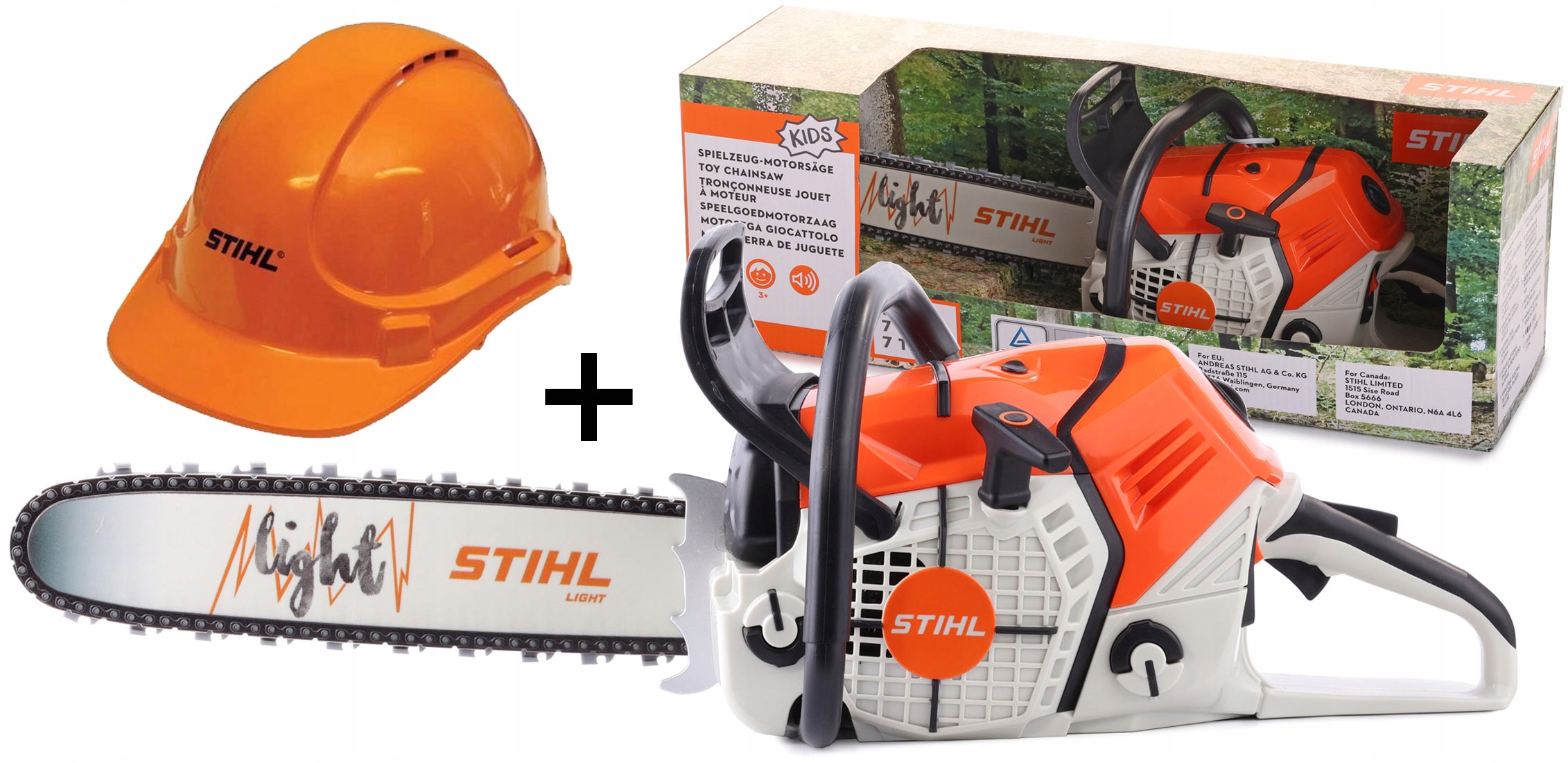 PIŁA MOTOROWA Zabawka STIHL Dla DZIECKA + KASK!