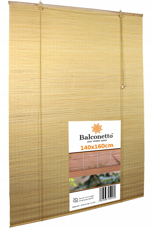 

Rzymska Roleta Bambusowa Żaluzje Bambusowe 140x160