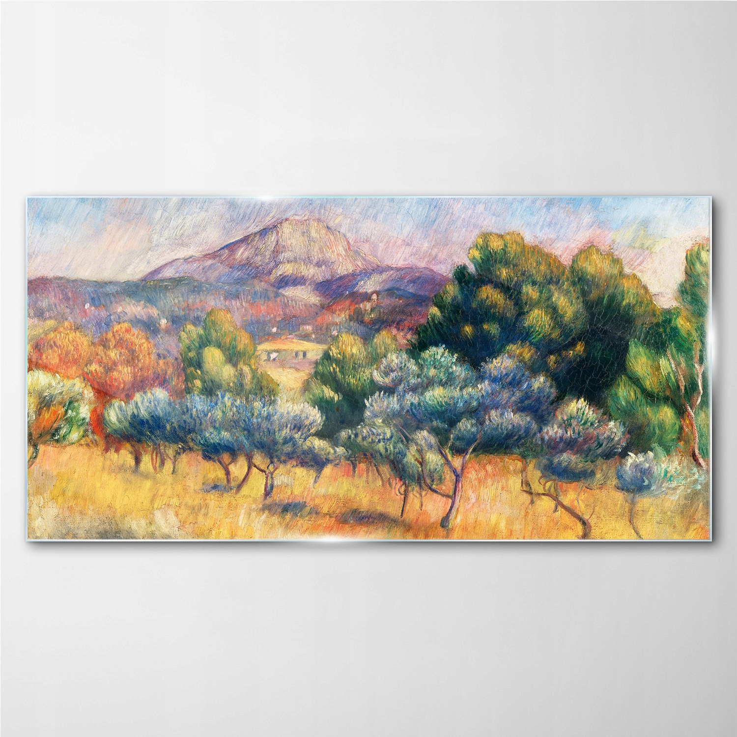 

Foto-obraz szklany Las góra krajobraz 100x50 cm