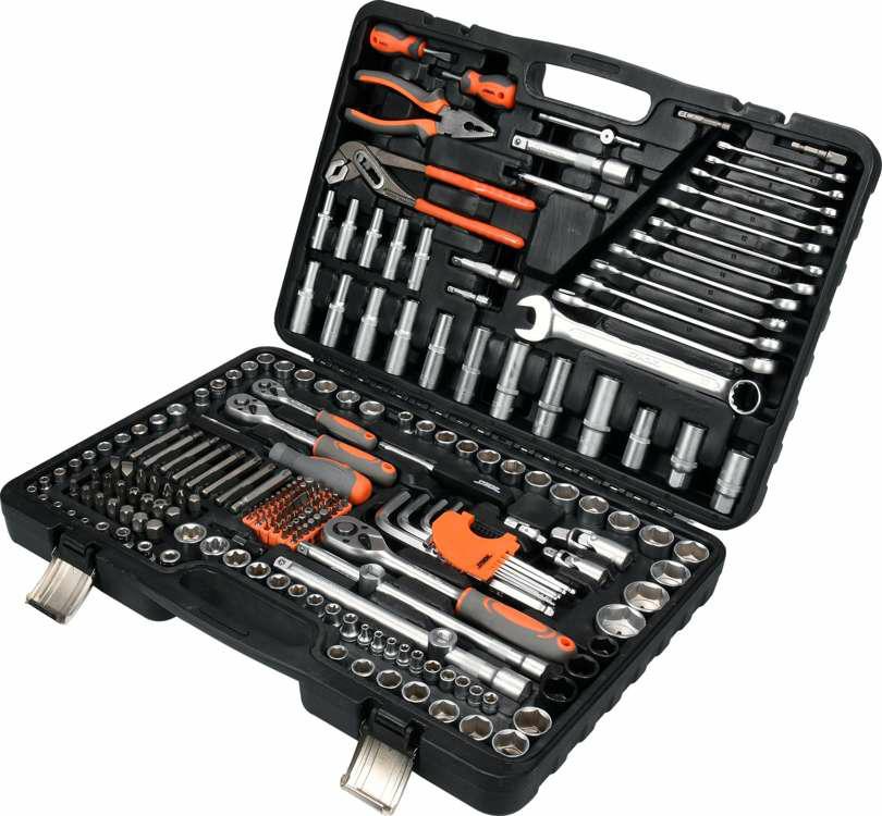 Sthor Sada Kľúčov 225ks 1/2"/3/8"/1/4"