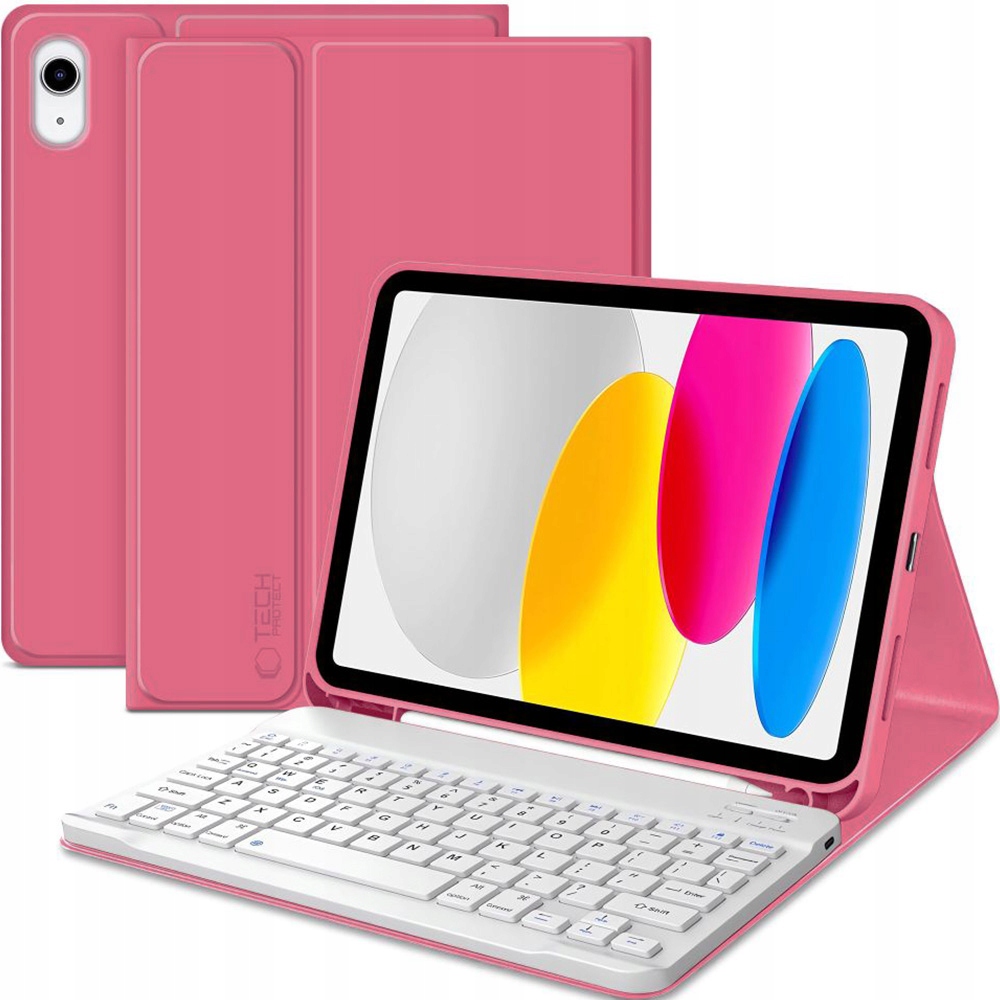 Pouzdro s klávesnicí Tech-Protect pro iPad 11/10.9 2025/2022, pevné, s klopou