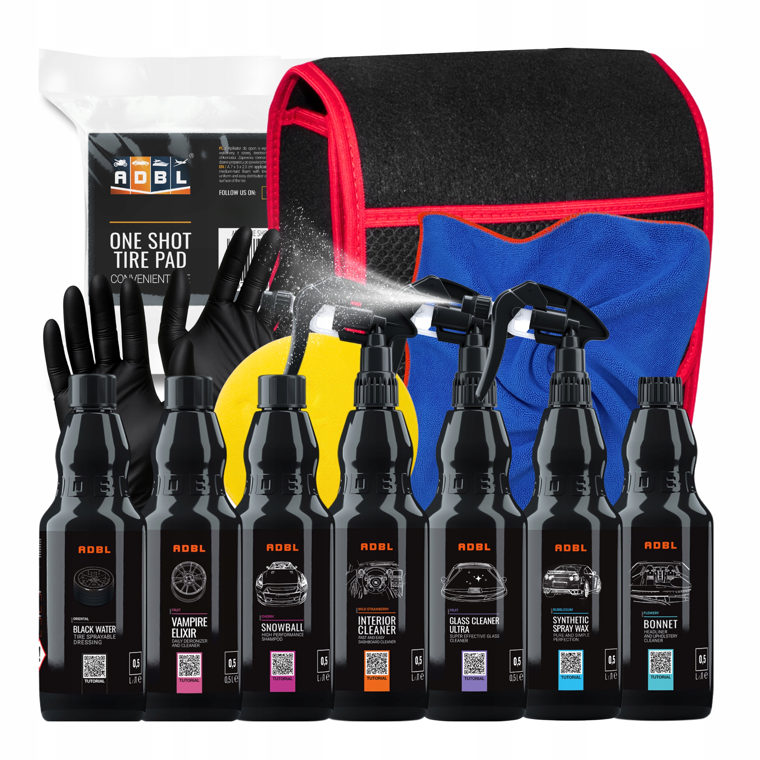 Adbl XXL Kozmetická Sada do auta ako darček Starostlivosť o lak a interiér