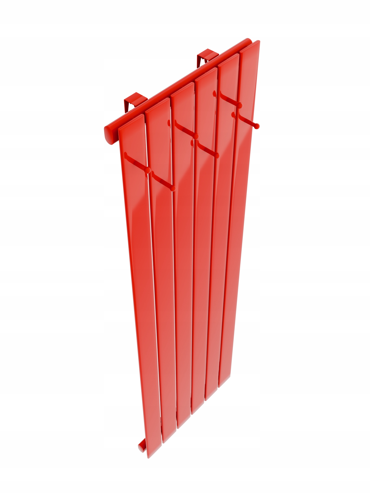 Dekoratívny Radiátor S Vešiakmi 1000/450 Červený