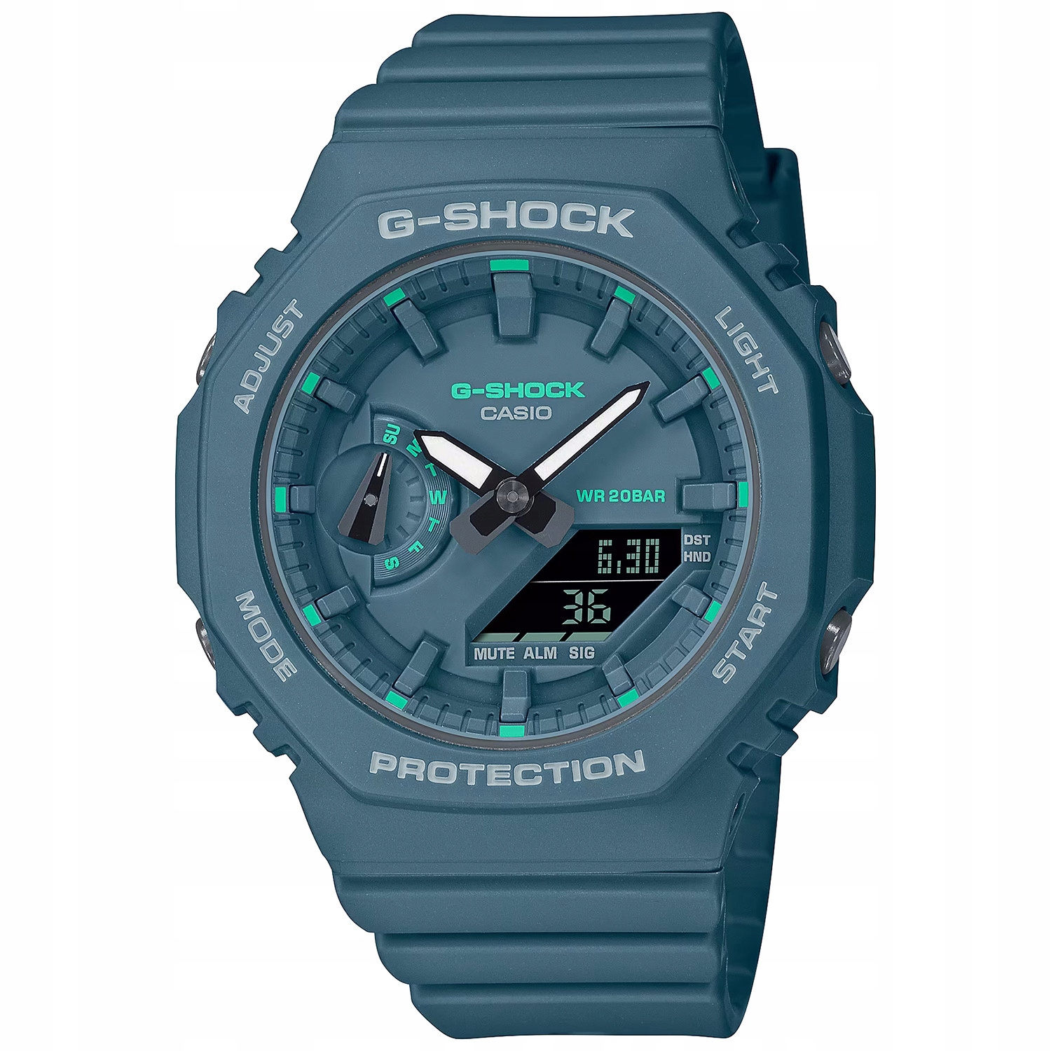 Hodinky Casio G-Shock GMA-S2100GA-3AER modrý řemínek