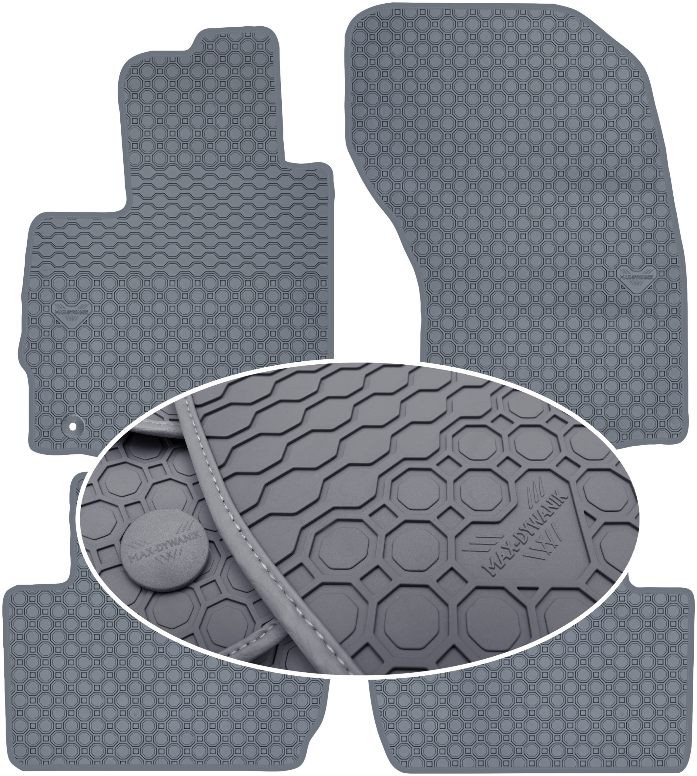 Peugeot 4007 2007-2012 Koberce Šedé