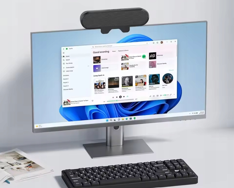 INWA Głośniki PC USB Do Monitora 10W HD Stereo Dla Laptopa i Telefonu — miniatura 8