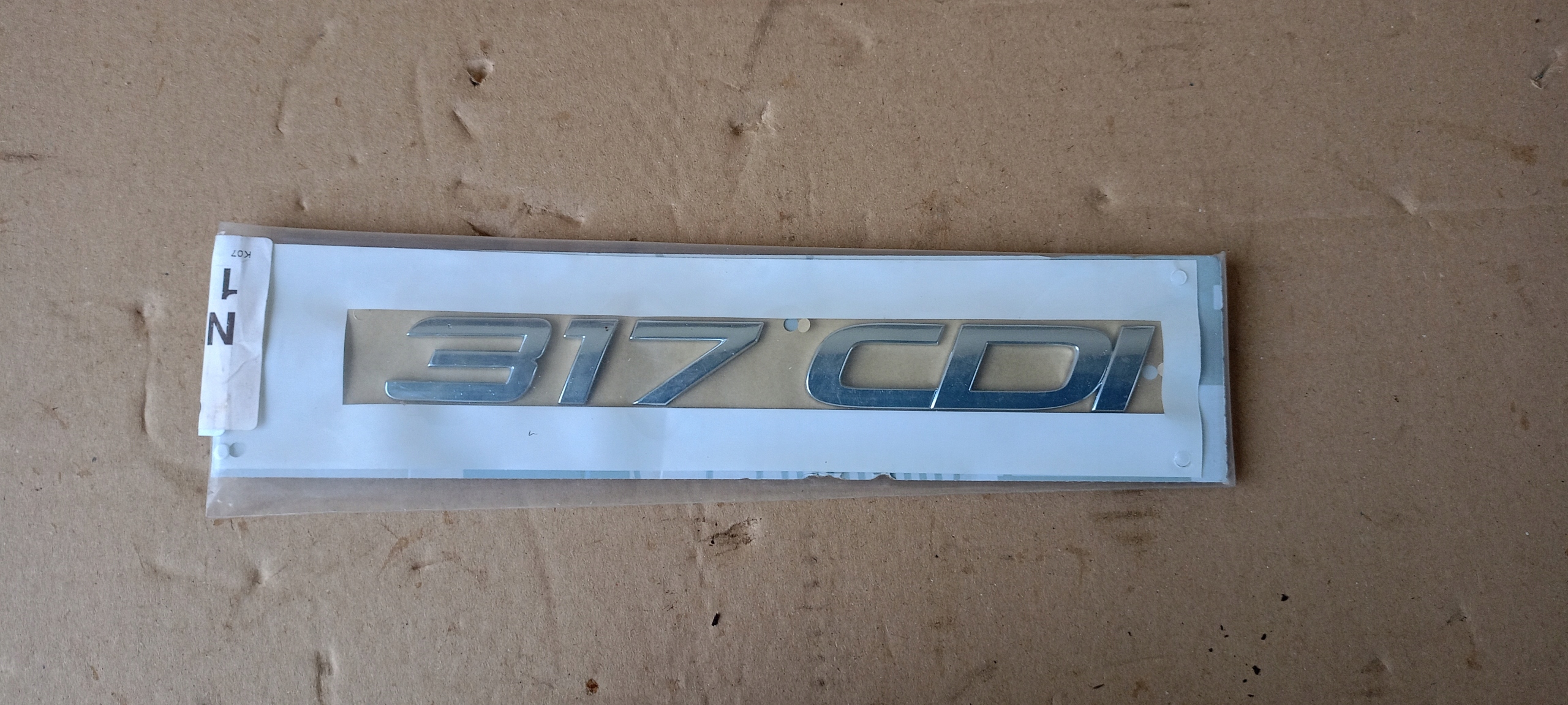 EMBLEMAT LOGO ZNACZEK MERCEDES SPRINTER 907 317 CDI A9078173100 NOWY ORYG