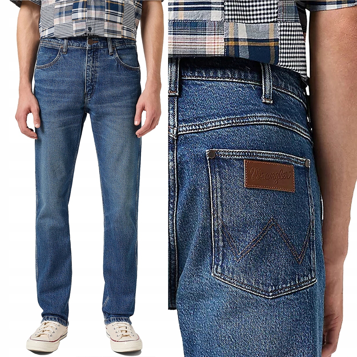 Wrangler Frontier Seeing Double Džins volné jednoduché džínové kalhoty W31 L32