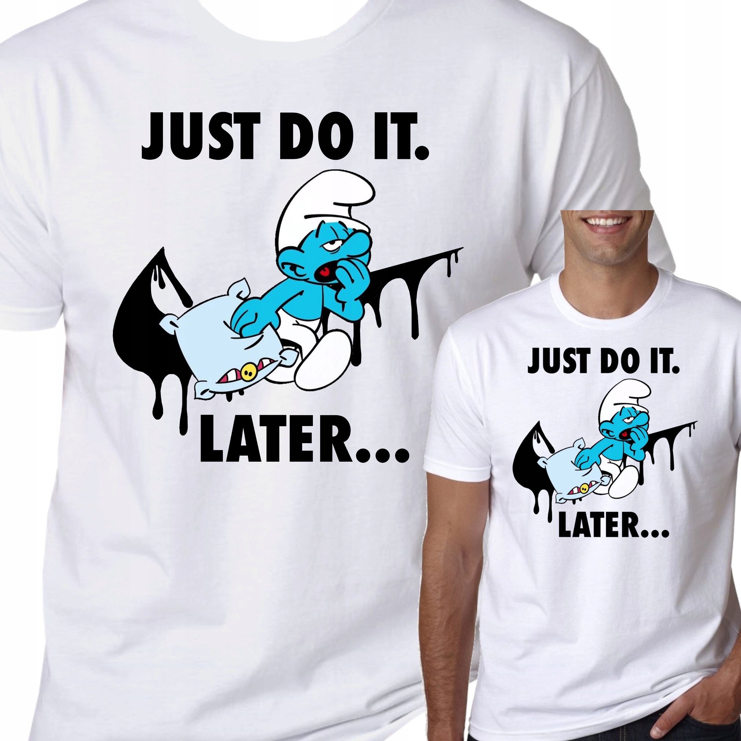 

T-Shirt Koszulka Smerf Prezent Just Do It XL 0794